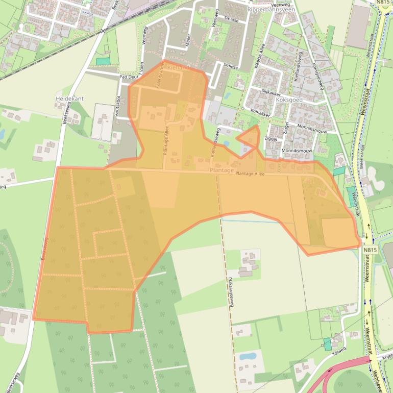 Kaart van postcodegebied 7031GK.