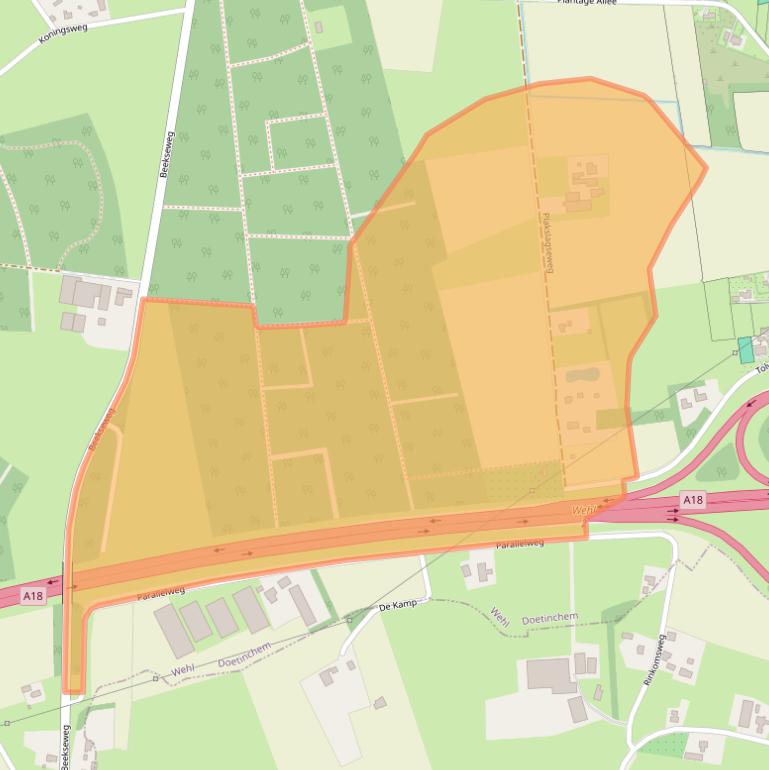 Kaart van postcodegebied 7031GM.