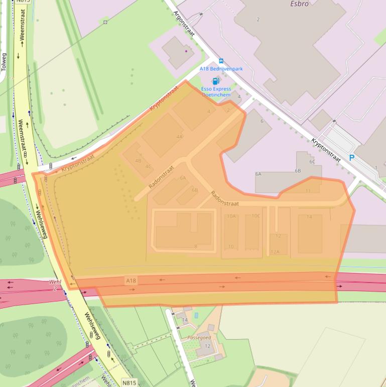 Kaart van postcodegebied 7031GT.