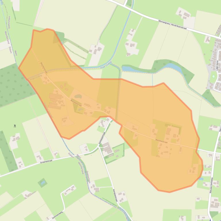 Kaart van postcodegebied 7031HD.