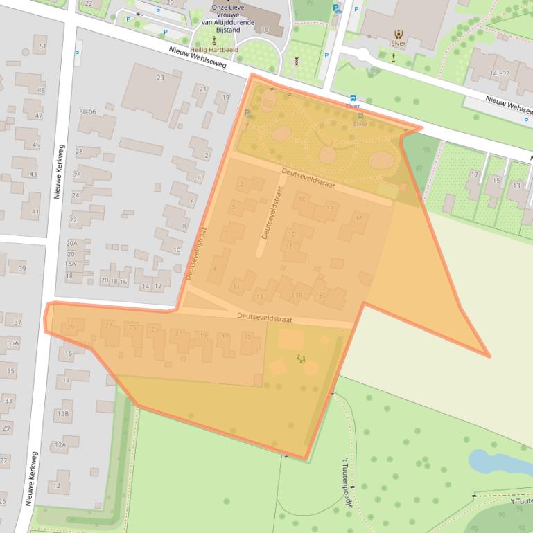 Kaart van postcodegebied 7031HK.
