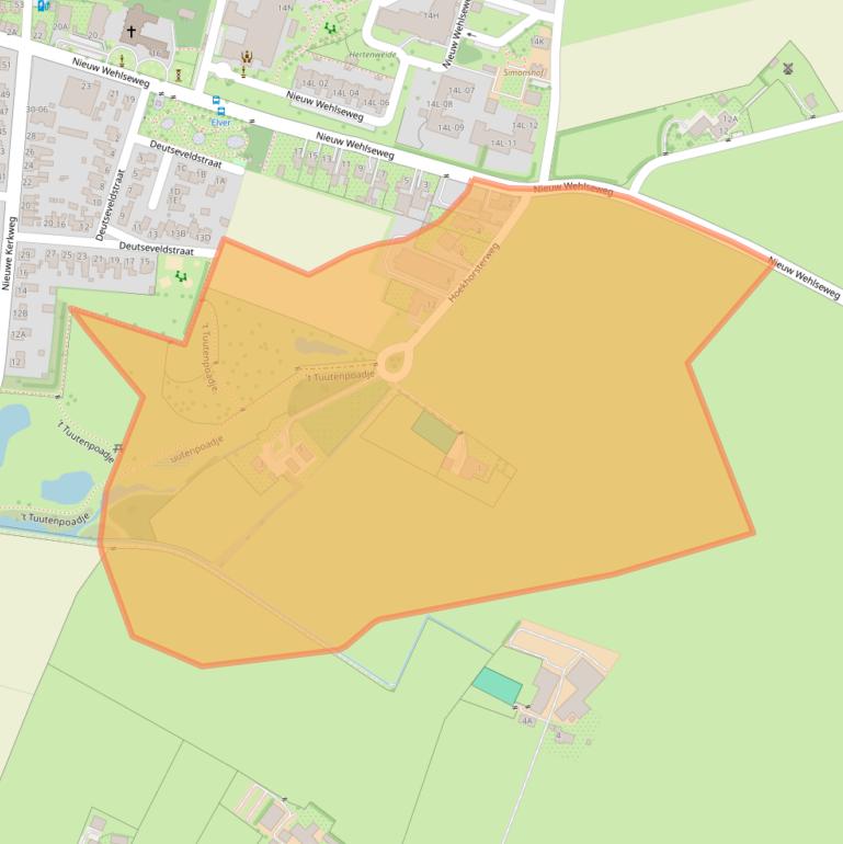 Kaart van postcodegebied 7031HT.