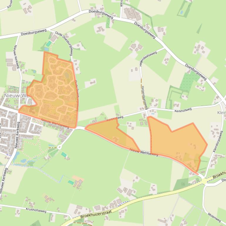 Kaart van postcodegebied 7031HW.