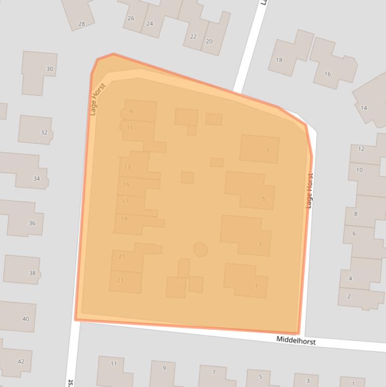 Kaart van postcodegebied 7031KC.