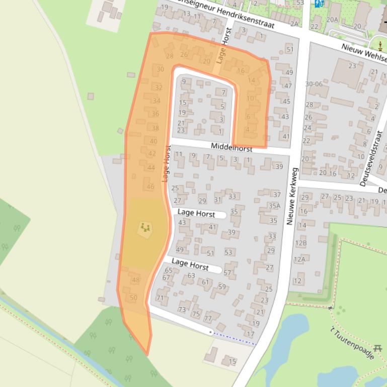 Kaart van postcodegebied 7031KD.