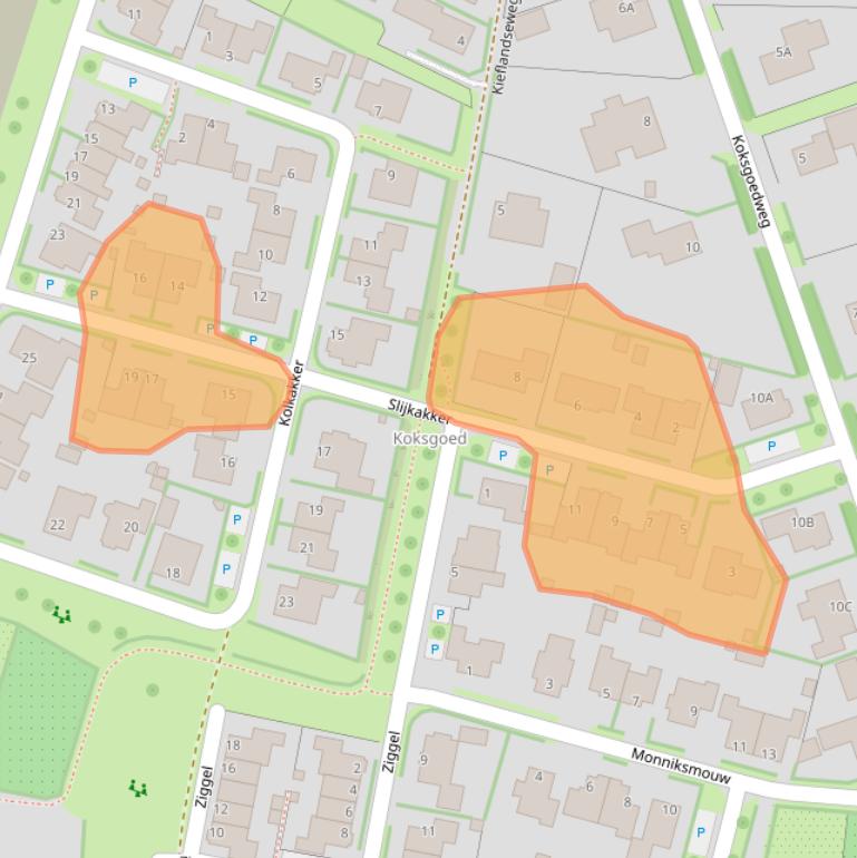 Kaart van postcodegebied 7031LE.