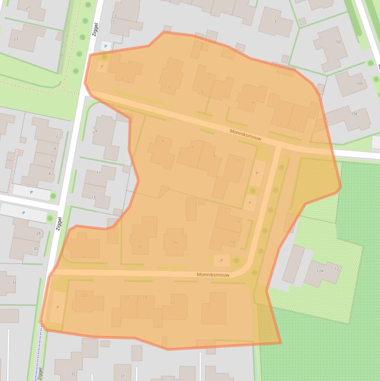 Kaart van postcodegebied 7031LH.