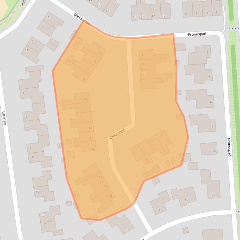 Kaart van postcodegebied 7031WD.