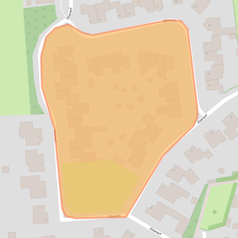 Kaart van postcodegebied 7031XA.