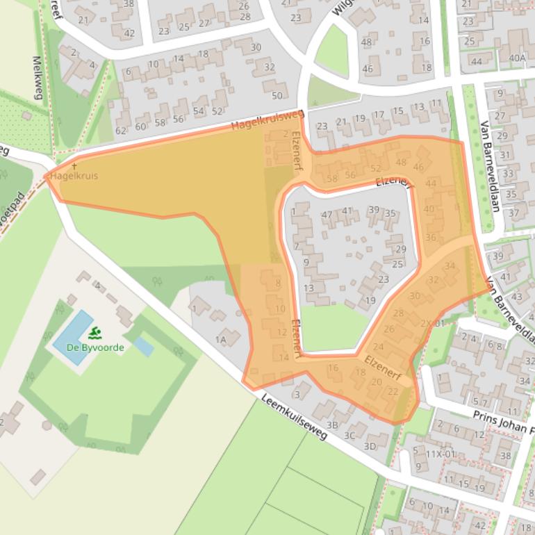 Kaart van postcodegebied 7031XB.