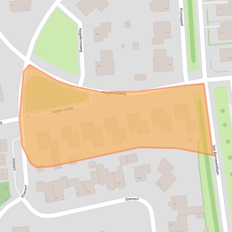 Kaart van postcodegebied 7031XC.