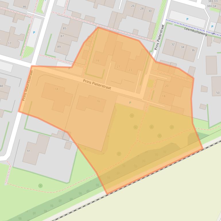 Kaart van postcodegebied 7031XJ.