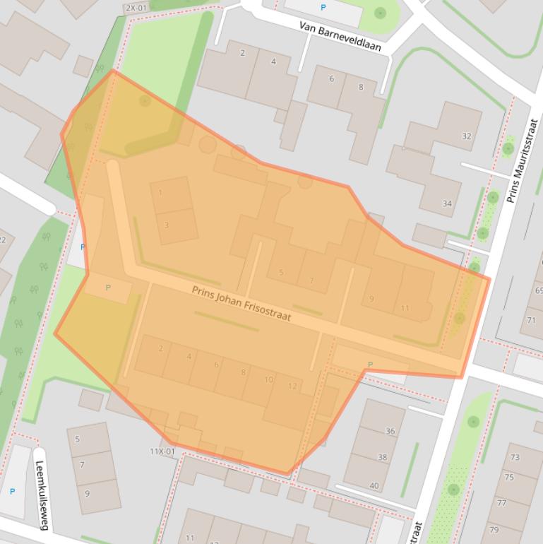 Kaart van postcodegebied 7031XP.