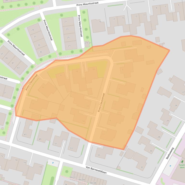 Kaart van postcodegebied 7031XS.