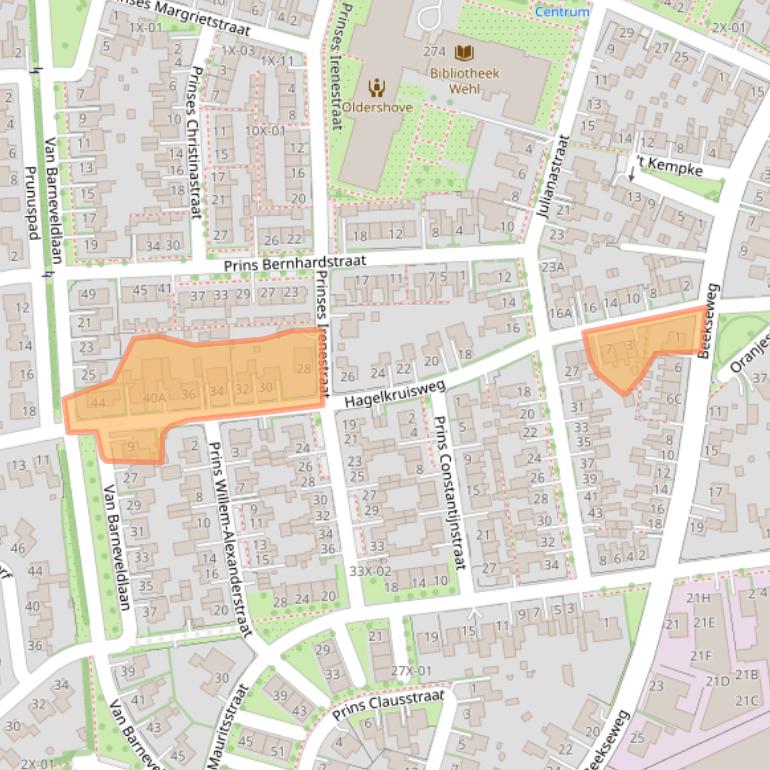 Kaart van postcodegebied 7031ZH.