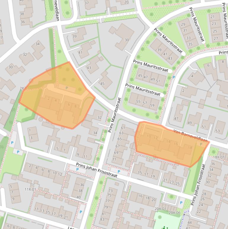 Kaart van postcodegebied 7031ZL.