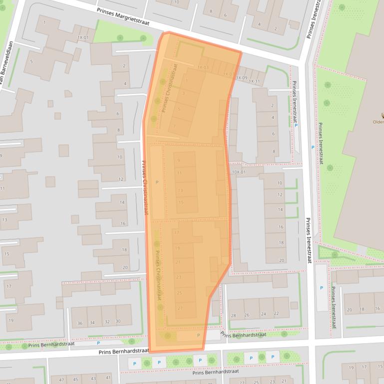 Kaart van postcodegebied 7031ZM.