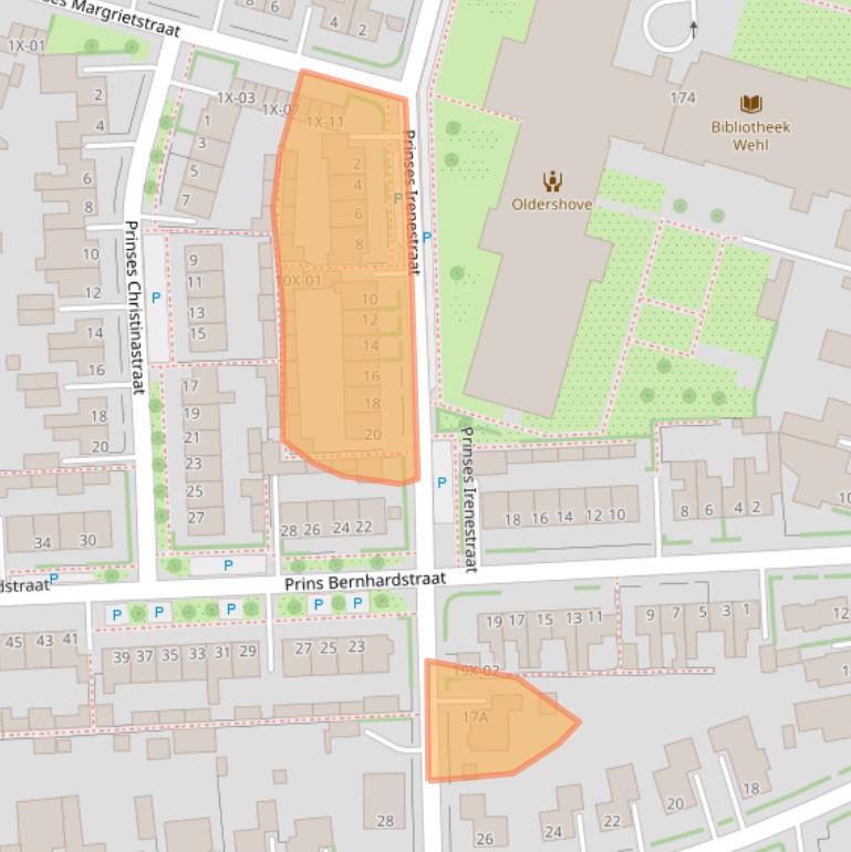 Kaart van postcodegebied 7031ZR.