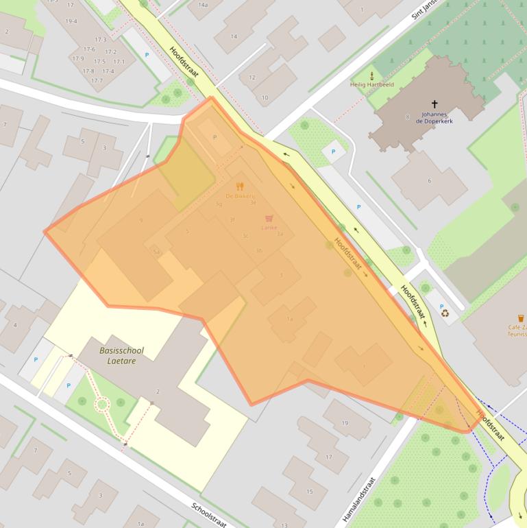 Kaart van postcodegebied 7035AH.