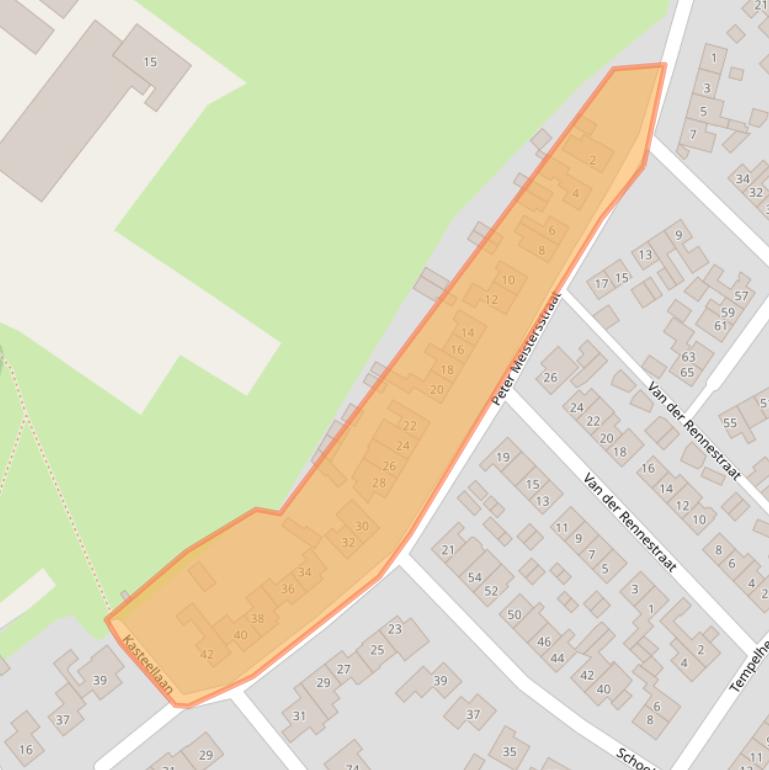 Kaart van postcodegebied 7037AG.