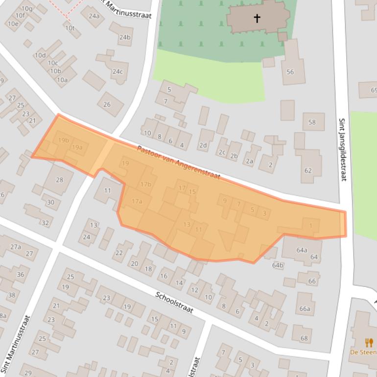 Kaart van postcodegebied 7037AH.