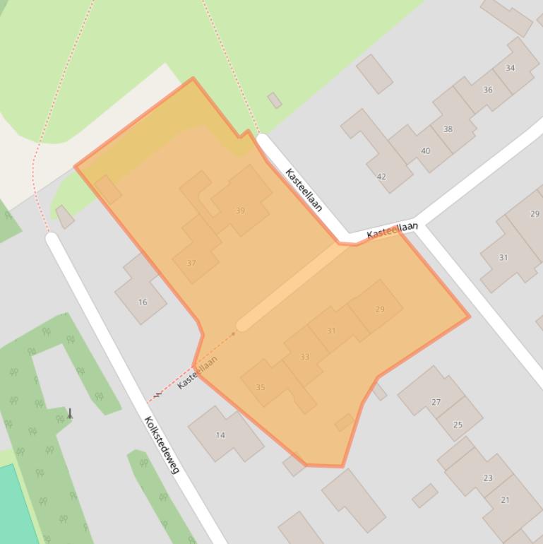 Kaart van postcodegebied 7037BB.