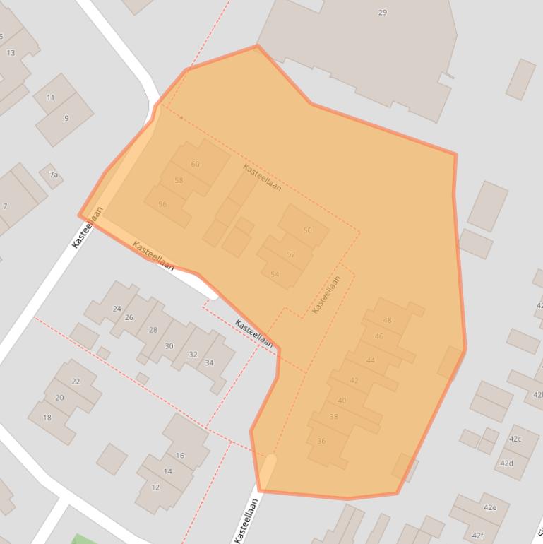 Kaart van postcodegebied 7037BD.