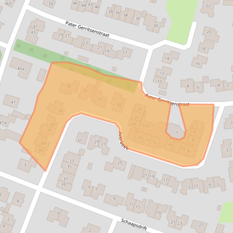 Kaart van postcodegebied 7037BM.