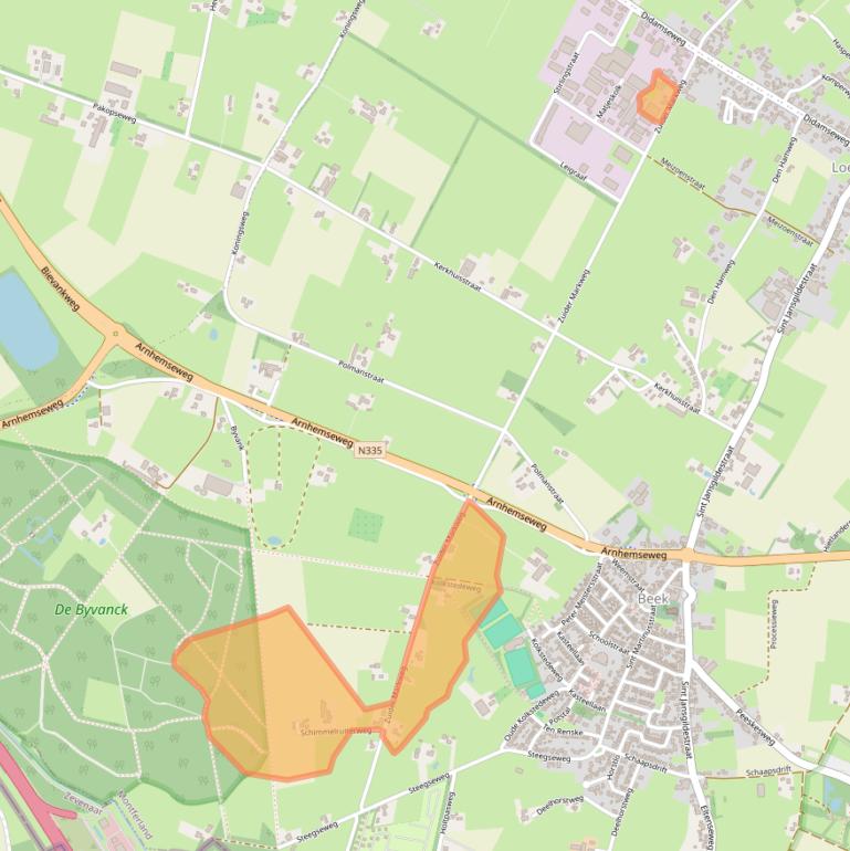 Kaart van postcodegebied 7037CW.