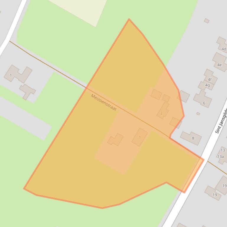 Kaart van postcodegebied 7037DL.