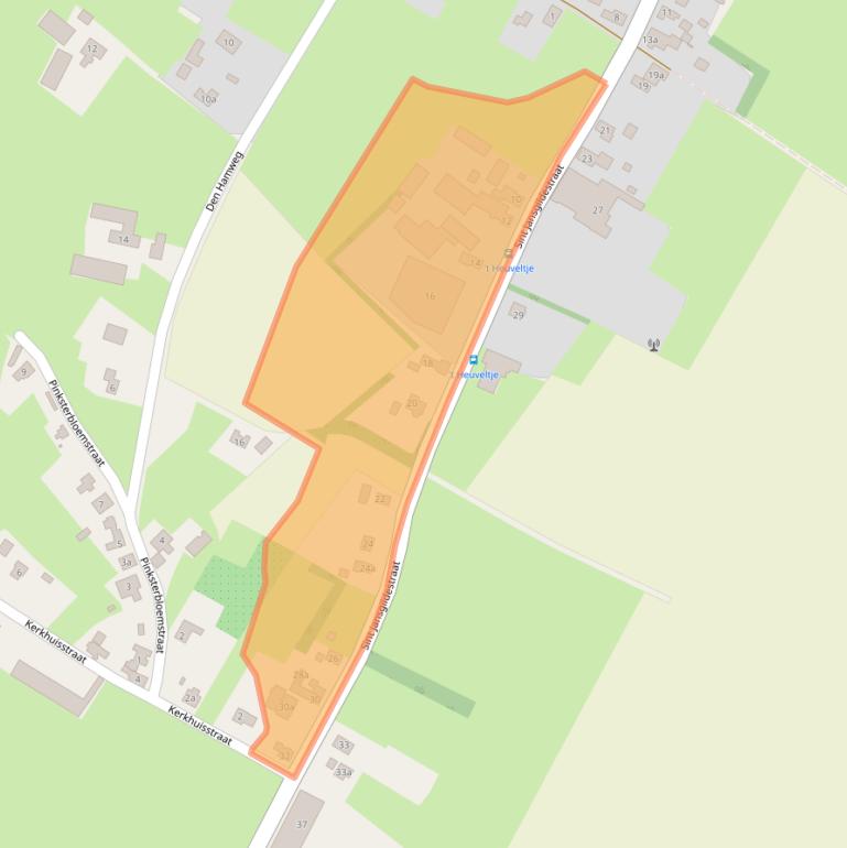 Kaart van postcodegebied 7037DM.