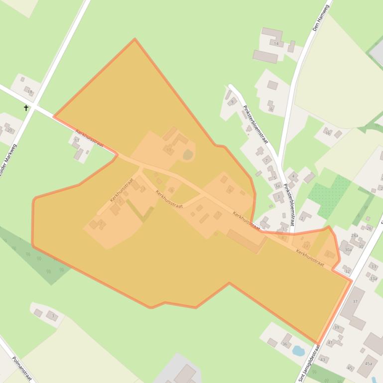 Kaart van postcodegebied 7037DP.