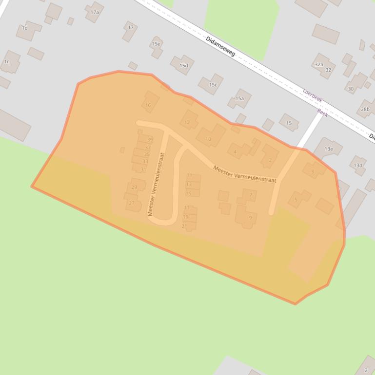 Kaart van postcodegebied 7037DX.