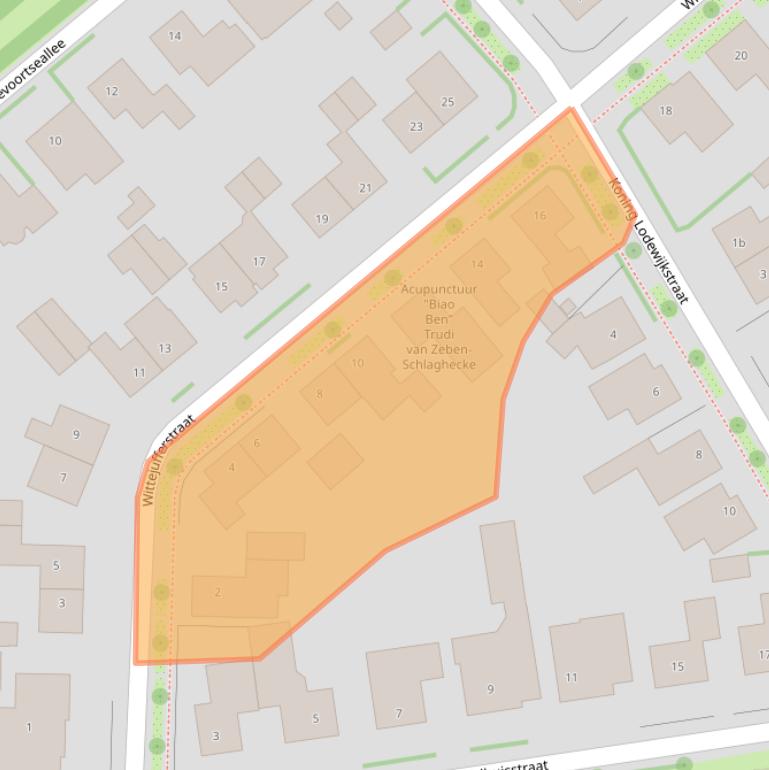 Kaart van postcodegebied 7038AD.