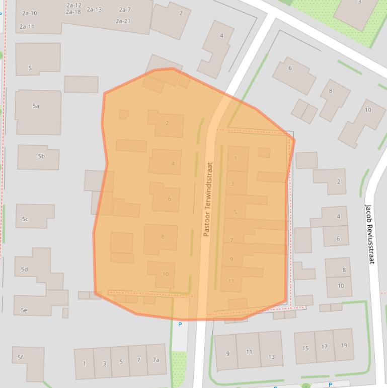 Kaart van postcodegebied 7038AS.