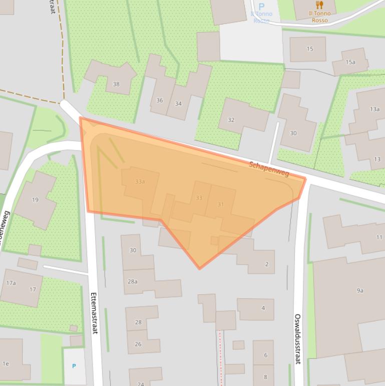 Kaart van postcodegebied 7038BS.