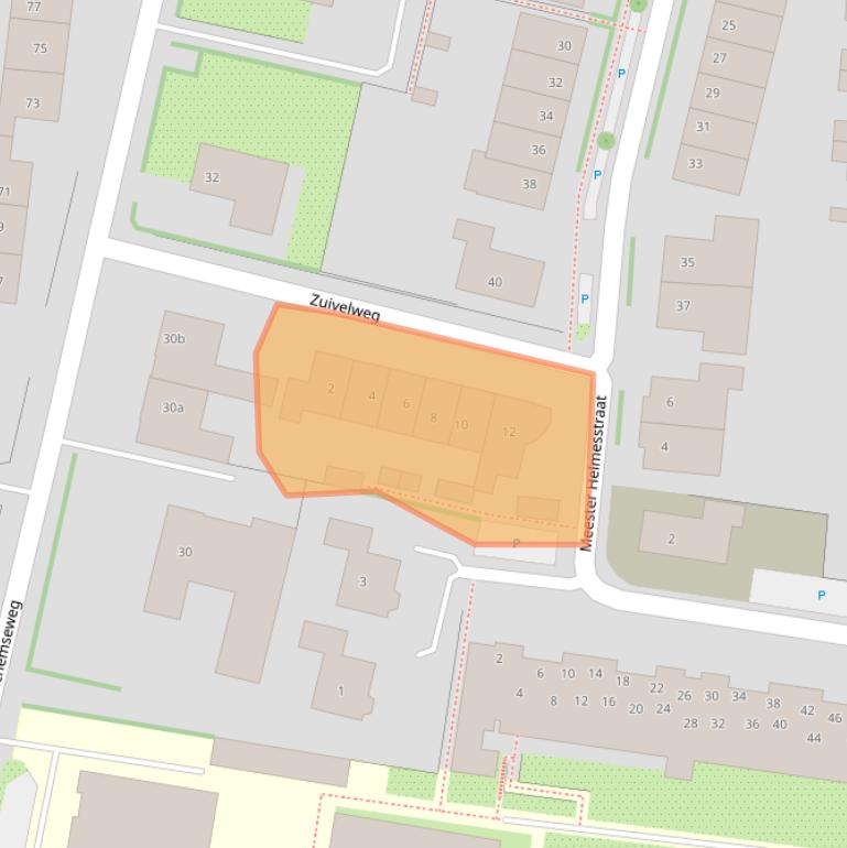 Kaart van postcodegebied 7038GA.