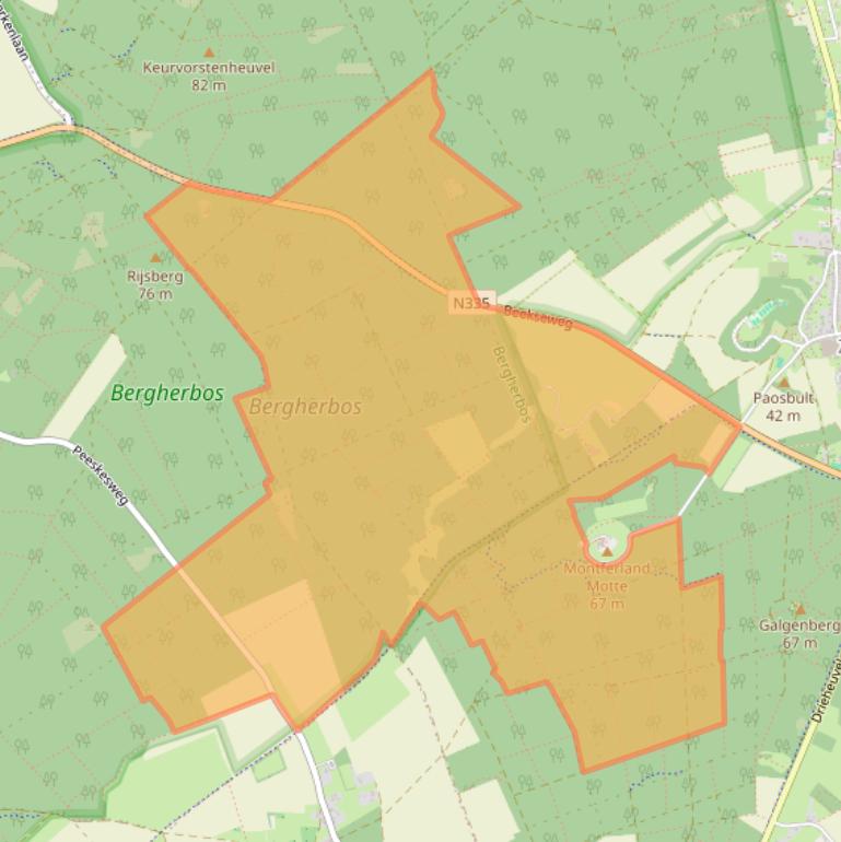Kaart van postcodegebied 7038HA.