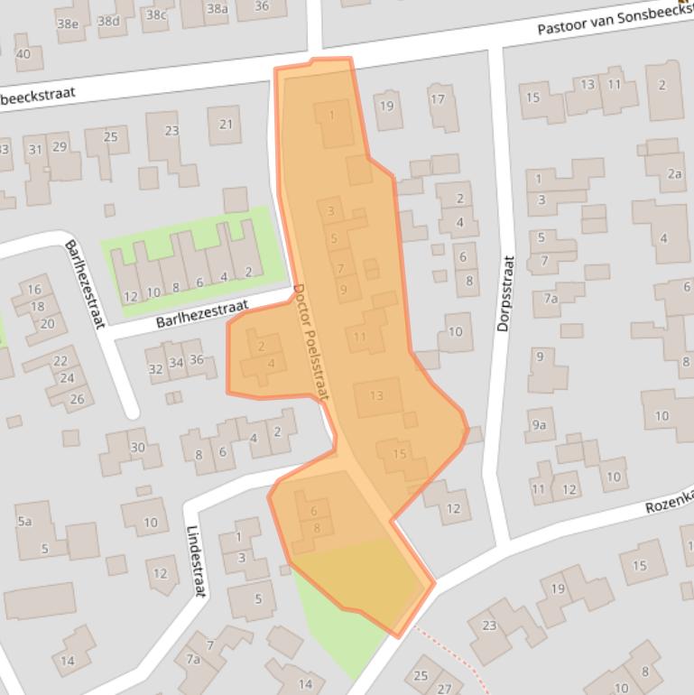 Kaart van postcodegebied 7039AL.