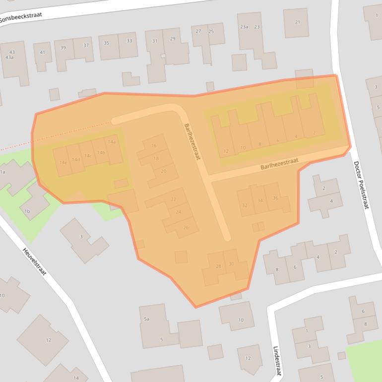 Kaart van postcodegebied 7039AV.