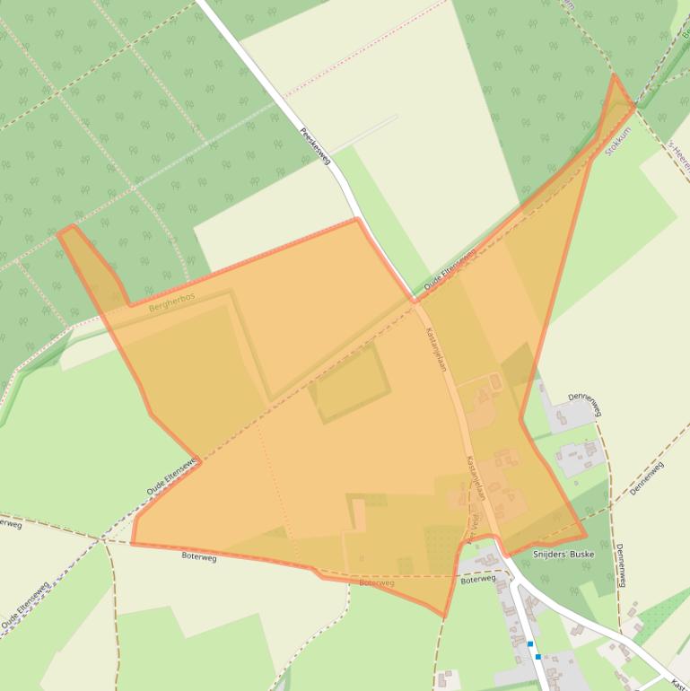 Kaart van postcodegebied 7039CC.