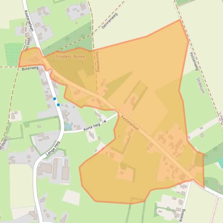 Kaart van postcodegebied 7039CE.