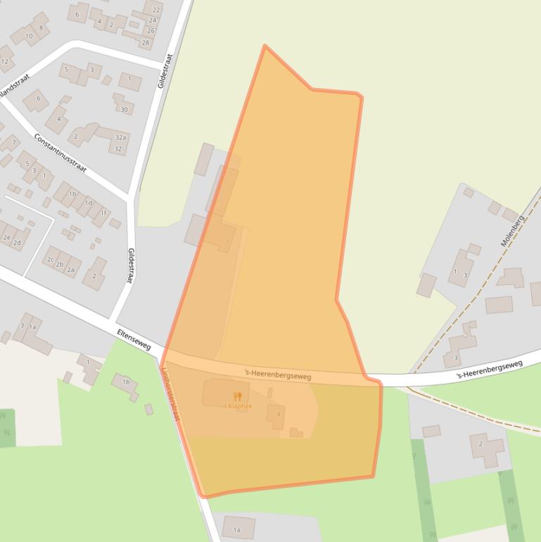 Kaart van postcodegebied 7039CP.