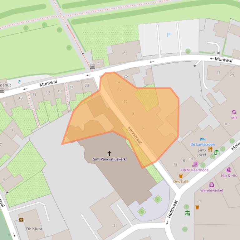 Kaart van postcodegebied 7041AB.