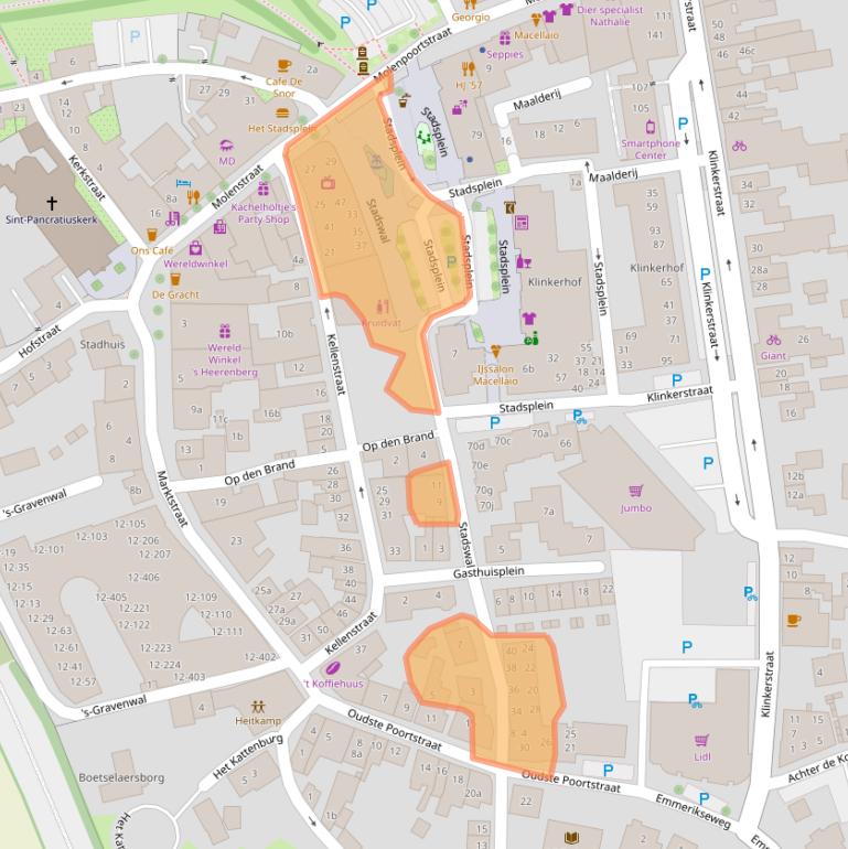 Kaart van postcodegebied 7041AM.