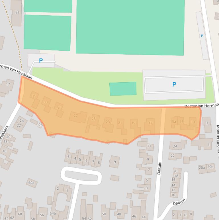 Kaart van postcodegebied 7041CE.