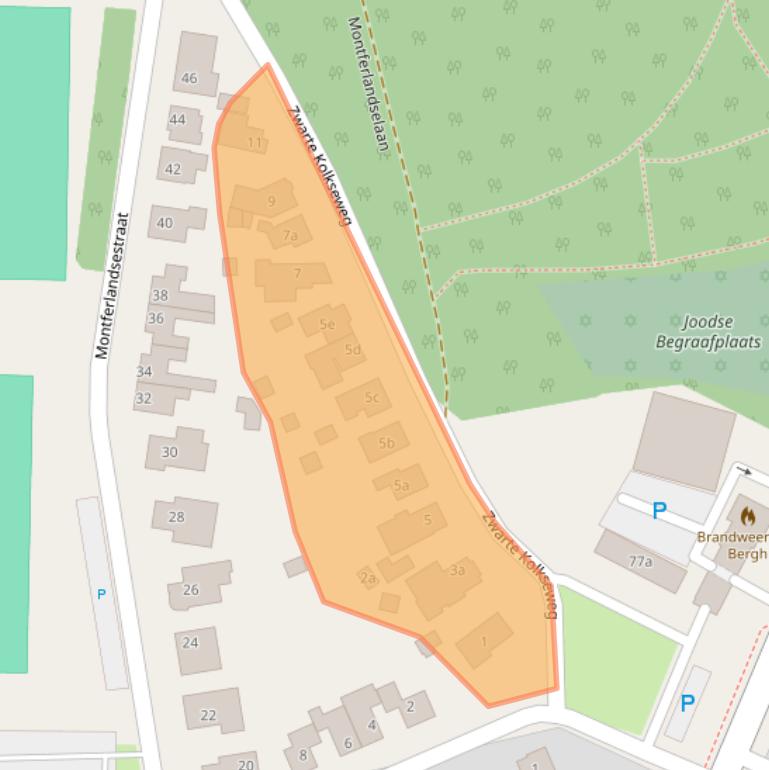 Kaart van postcodegebied 7041CL.