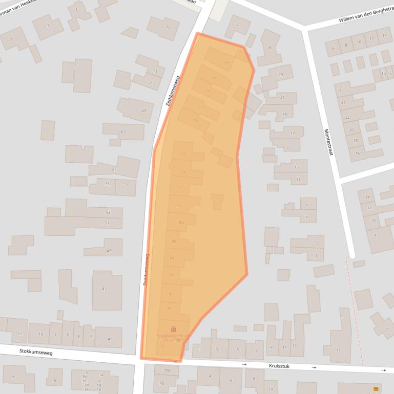 Kaart van postcodegebied 7041CR.