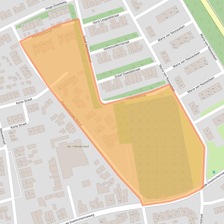 Kaart van postcodegebied 7041DK.