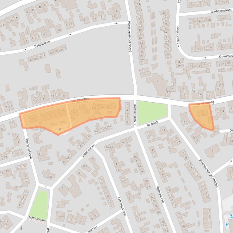Kaart van postcodegebied 7041DP.